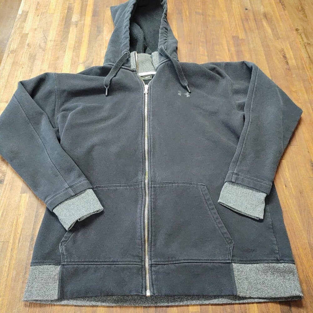 Under Armour Black and Gray Hoodie